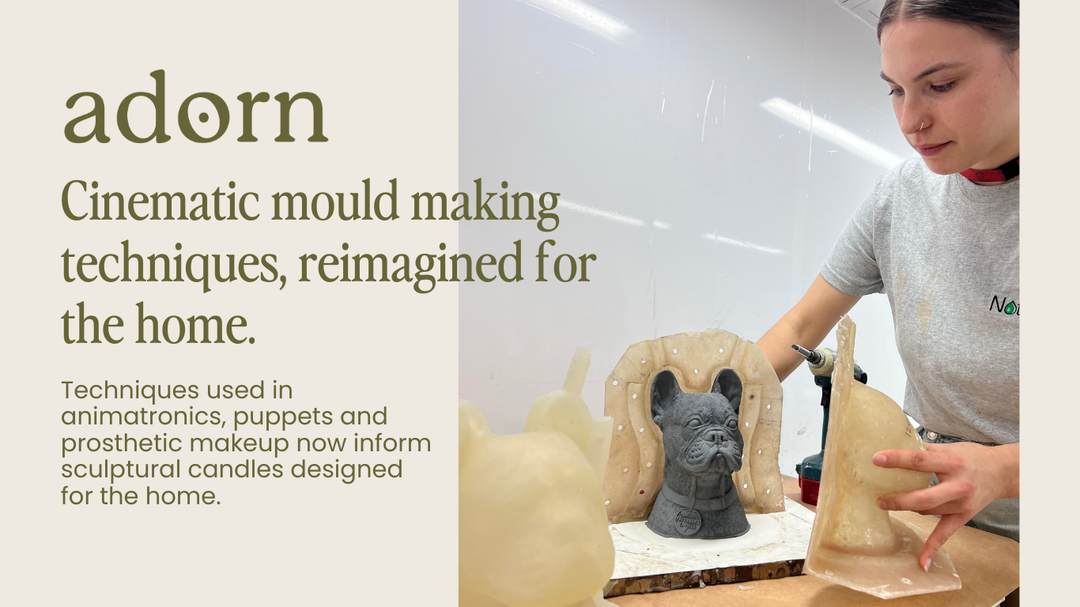 From Film Sets to the Home: How Creature Mould-Making Shaped Sculptural Candles