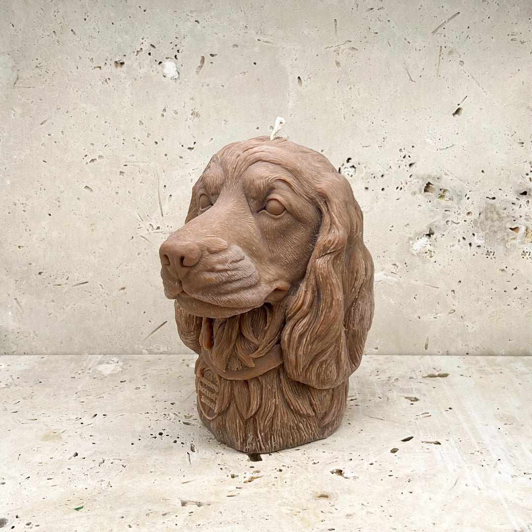 Cocker Spaniel Dog Candle Adorn Sculpted Candles
