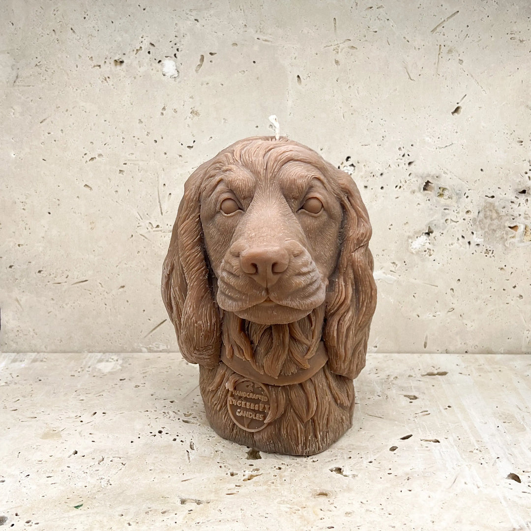 Cocker Spaniel Dog Candle Adorn Sculpted Candles