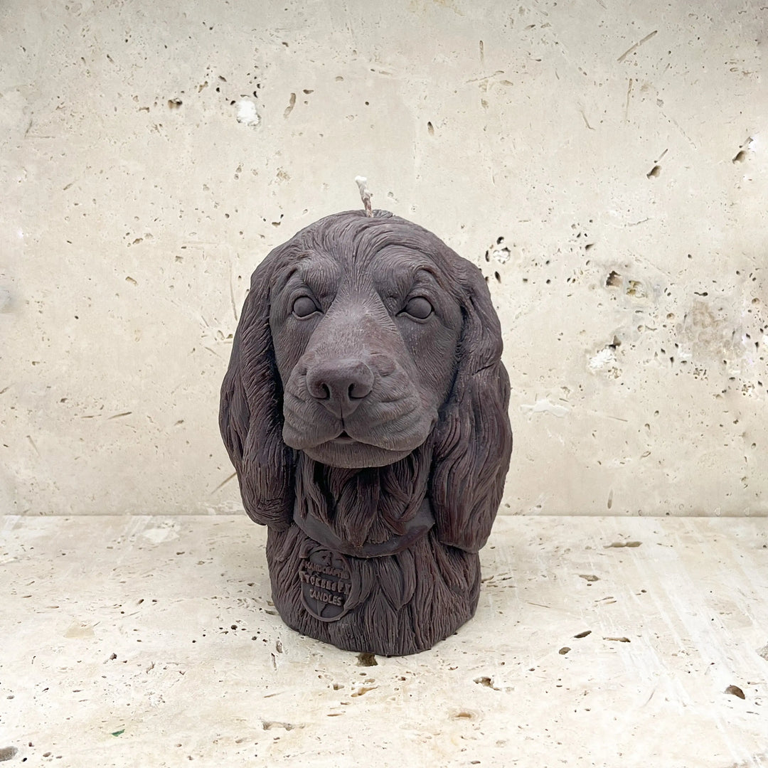 Cocker Spaniel Dog Candle Adorn Sculpted Candles