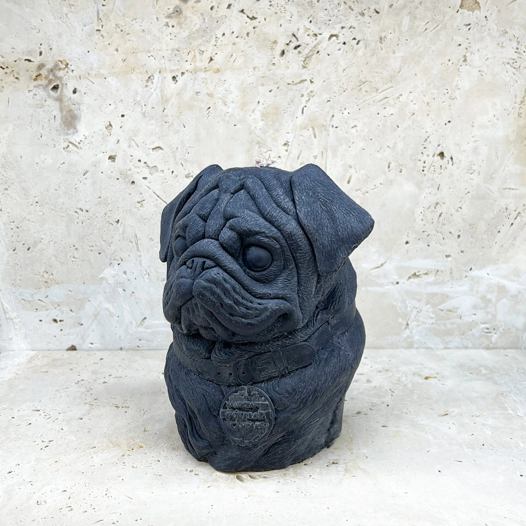 Pug Candle Tuckersfx