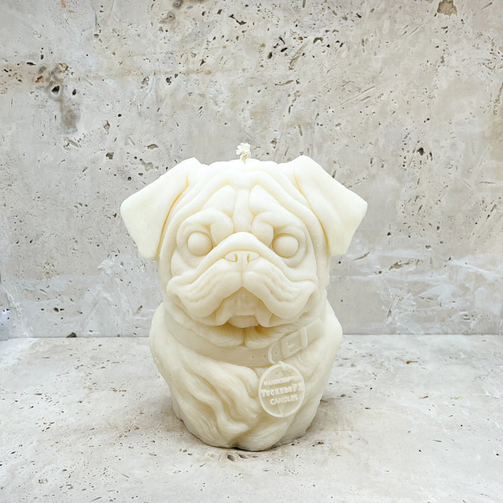 Pug Candle Tuckersfx