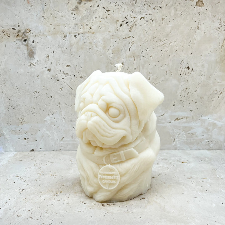 Pug Candle Tuckersfx